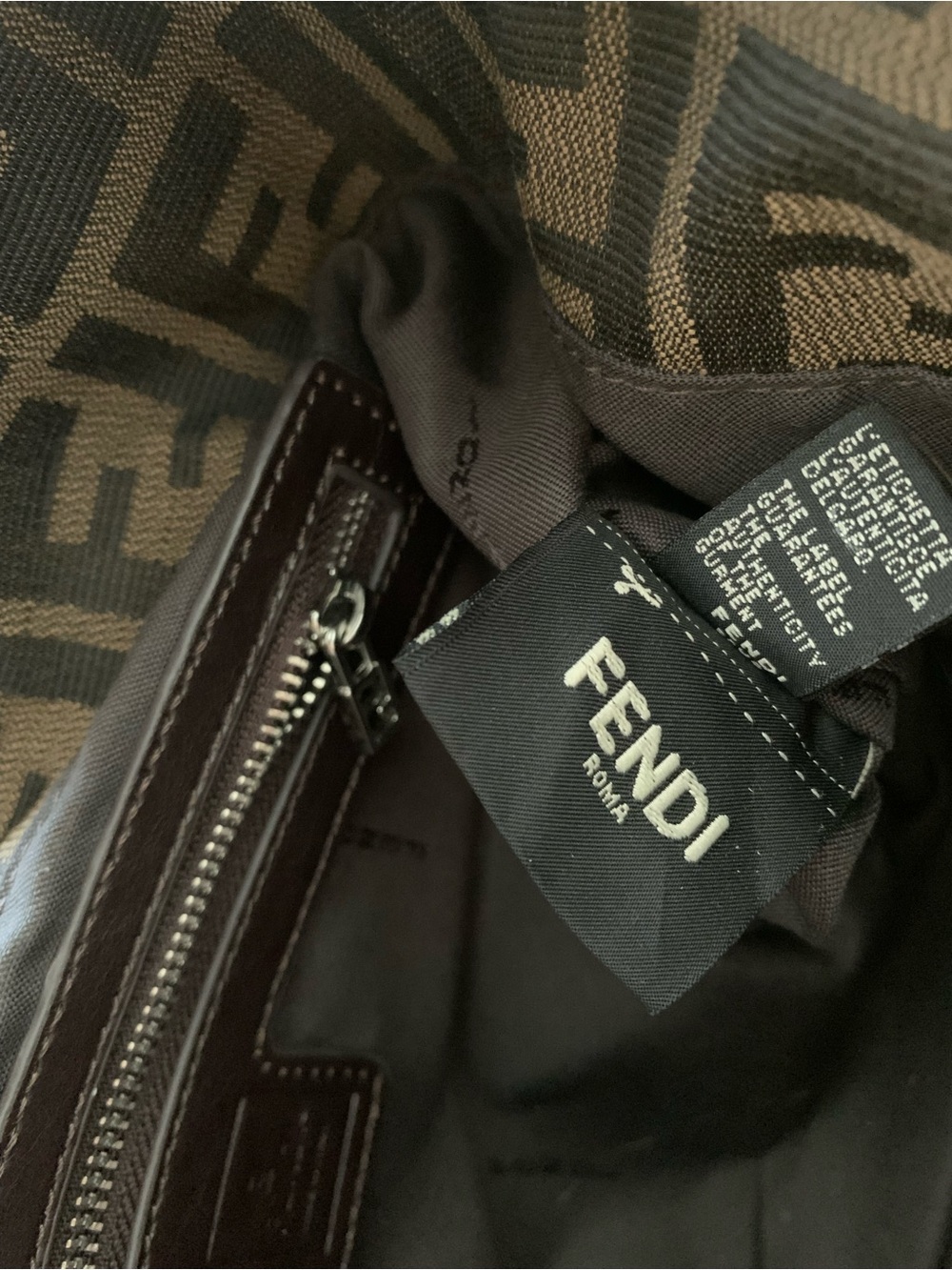 Fendi Zucca Shoulder Bag - Picture 9 of 12